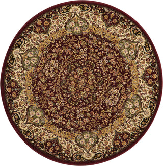 Nourison Antiquities ANT05 Stately Empire Burgundy Area Rug