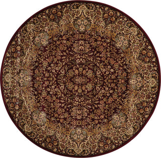 Nourison Antiquities ANT05 Stately Empire Burgundy Area Rug