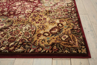 Nourison Antiquities ANT05 Stately Empire Burgundy Area Rug by Kathy Ireland 8' X 11'