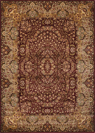 Nourison Antiquities ANT05 Stately Empire Burgundy Area Rug by Kathy Ireland 7'10'' X 10'10''