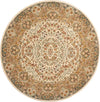 Nourison Antiquities ANT05 Stately Empire Ivory Area Rug by Kathy Ireland 6' Round
