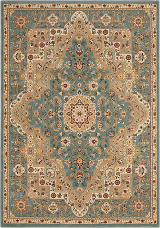 Nourison Antiquities ANT06 Imperial Garden Slate Blue Area Rug