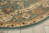 Nourison Antiquities ANT06 Imperial Garden Slate Blue Area Rug by Kathy Ireland 6' Round