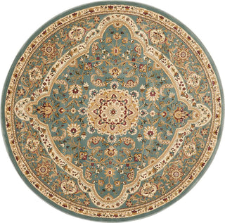 Nourison Antiquities ANT06 Imperial Garden Slate Blue Area Rug by Kathy Ireland 6' Round