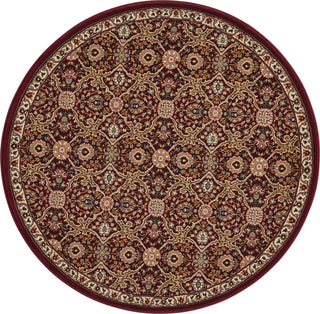 Nourison Ki11 Antiquities ANT08 Burgundy Area Rug by Kathy Ireland 3'9'' X 3'9'' Round