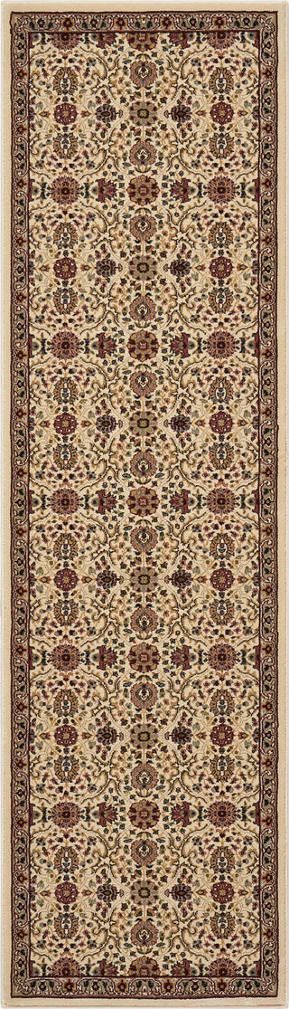 Nourison Ki11 Antiquities ANT08 Ivory Area Rug by Kathy Ireland 2'2'' X 7'6'' Runner