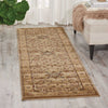 Nourison Ki11 Antiquities ANT09 Beige Area Rug by Kathy Ireland 3' X 8' Feature