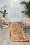 Nourison Ancient Times BAB04 Asian Dynasty Multicolor Area Rug by Kathy Ireland 3' X 8' Feature