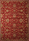 Nourison Ancient Times BAB05 Treasures Red Area Rug by Kathy Ireland