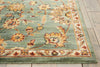 Nourison Ancient Times BAB05 Treasures Teal Area Rug by Kathy Ireland 8' X 10'