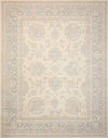 Nourison Royal Serenity SER01 Hyde Park Ivory Blue Area Rug by Kathy Ireland 8' X 10'