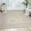 Nourison Royal Serenity SER01 Hyde Park Ivory Blue Area Rug by Kathy Ireland Room Image Feature