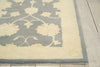 Nourison Royal Serenity SER01 Hyde Park Slate Area Rug by Kathy Ireland 3' X 8'