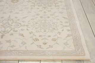 Nourison Royal Serenity SER02 St James Bone Area Rug by Kathy Ireland 4' X 6'