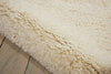 Nourison Yummy Shag YUM01 White Area Rug by Kathy Ireland 8' X 10'