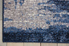 Nourison Illusion KI242 Blue Area Rug by Kathy Ireland 6' X 8'
