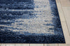 Nourison Illusion KI242 Blue Area Rug by Kathy Ireland 6' X 8'