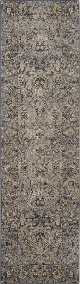 Nourison Ki25 Malta MAI03 Slate Area Rug by Kathy Ireland 2'2'' X 7'7'' Runner