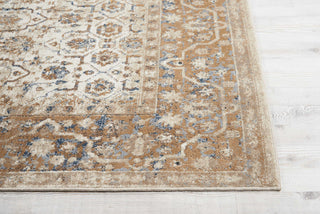 Nourison Ki25 Malta MAI04 Taupe Area Rug by Kathy Ireland 5' X 8'