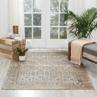 Nourison Ki25 Malta MAI04 Taupe Area Rug by Kathy Ireland Room Image Feature