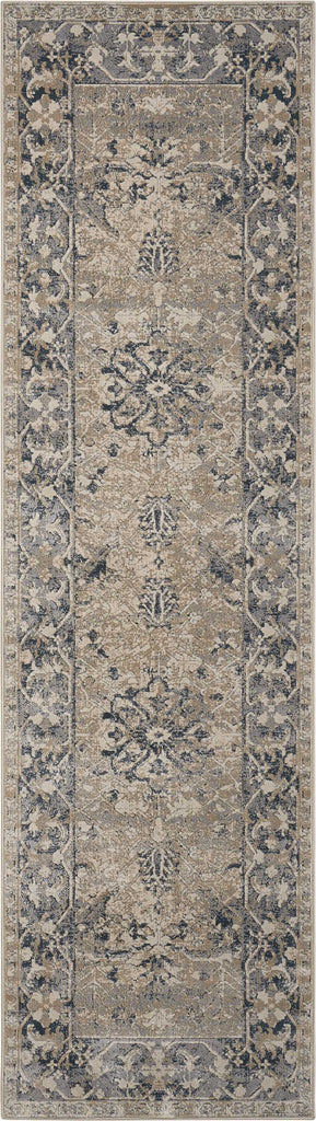 Nourison Ki25 Malta MAI05 Ivory Blue Area Rug