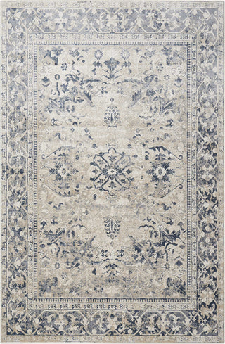 Nourison Ki25 Malta MAI05 Ivory Blue Area Rug by Kathy Ireland main image