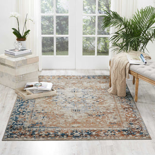 Nourison Ki25 Malta MAI05 Taupe Area Rug by Kathy Ireland Room Image Feature