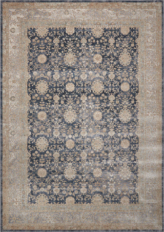 Nourison Ki25 Malta MAI07 Navy Area Rug by Kathy Ireland 7'10'' X 10'10''