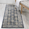 Nourison Ki25 Malta MAI09 Navy Area Rug by Kathy Ireland 2' X 8'