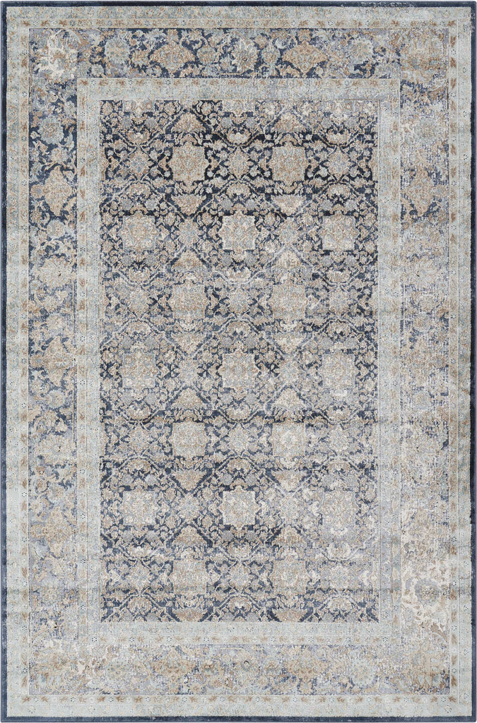 Nourison Ki25 Malta MAI09 Navy Area Rug by Kathy Ireland main image