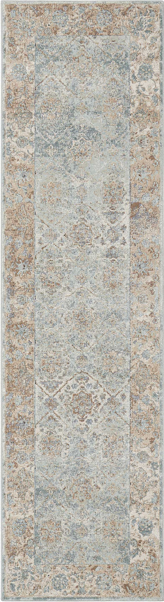 Nourison Ki25 Malta MAI09 Slate Area Rug by Kathy Ireland 2'2'' X 7'7'' Runner