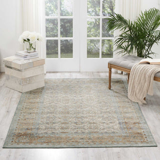 Nourison Ki25 Malta MAI09 Slate Area Rug by Kathy Ireland Room Image Feature