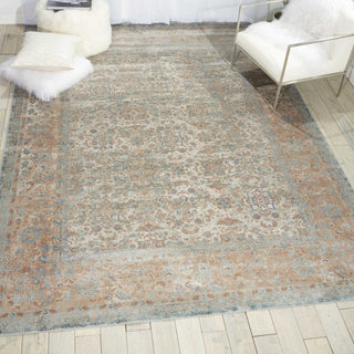 Nourison Ki25 Malta MAI09 Slate Area Rug by Kathy Ireland 8' X 11'