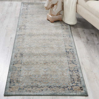 Nourison Ki25 Malta MAI10 Cloud Area Rug by Kathy Ireland 2' X 8'