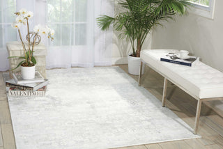 Nourison Ki26 Desert Skies DSK02 Silver/Green Area Rug by Kathy Ireland Room Image Feature