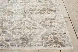 Nourison Ki26 Desert Skies DSK03 Grey Area Rug by Kathy Ireland 5' X 8'