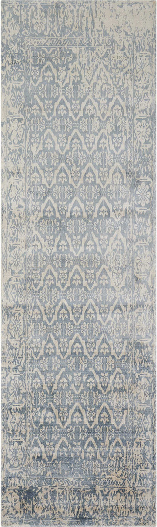 Nourison Ki26 Desert Skies DSK04 Blue Area Rug by Kathy Ireland 2'3'' X 8' Runner