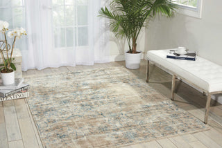 Nourison Ki26 Desert Skies DSK06 Teal Area Rug by Kathy Ireland Room Image Feature