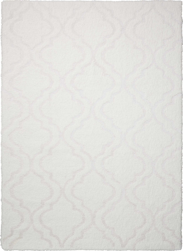 Nourison Ki30 Light and Airy KIT01 White Area Rug by Kathy Ireland main image
