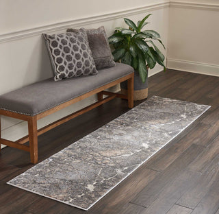 Nourison Ki35 Heritage KI351 Grey Area Rug by Kathy Ireland 