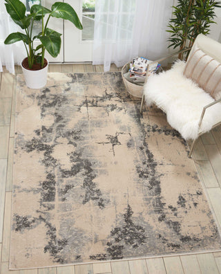 Nourison Ki35 Heritage KI354 Beige Area Rug by Kathy Ireland Room Image Feature