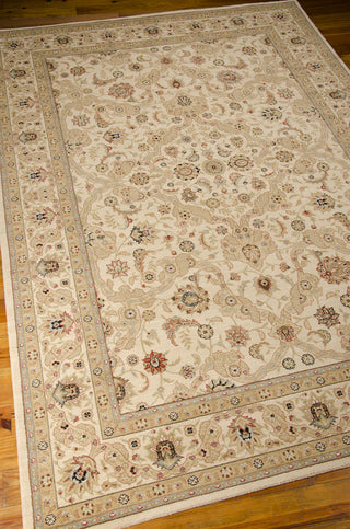 Nourison Lumiere KI600 Royal Countryside Beige Area Rug by Kathy Ireland 8' X 11' Floor Shot