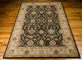 Nourison Lumiere KI602 Stateroom Onyx Area Rug by Kathy Ireland 8' X 11' Floor Shot Feature