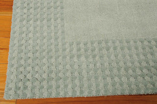 Nourison Cottage Grove KI700 Mist Area Rug by Kathy Ireland 6' X 8' Corner Shot