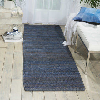 Nourison Kij01 Paradise Grdn KIJ11 Indigo Area Rug by Kathy Ireland 3' X 8' Feature