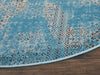 Nourison Karma KRM01 Blue Area Rug Detail Image