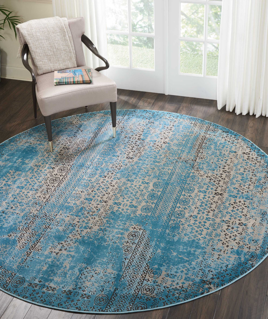 Nourison Karma KRM01 Blue Area Rug – Incredible Rugs and Decor