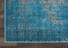 Nourison Karma KRM01 Blue Area Rug Corner Image