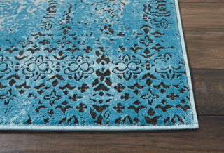 Nourison Karma KRM01 Blue Area Rug Detail Image