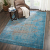 Nourison Karma KRM01 Blue Area Rug Room Image